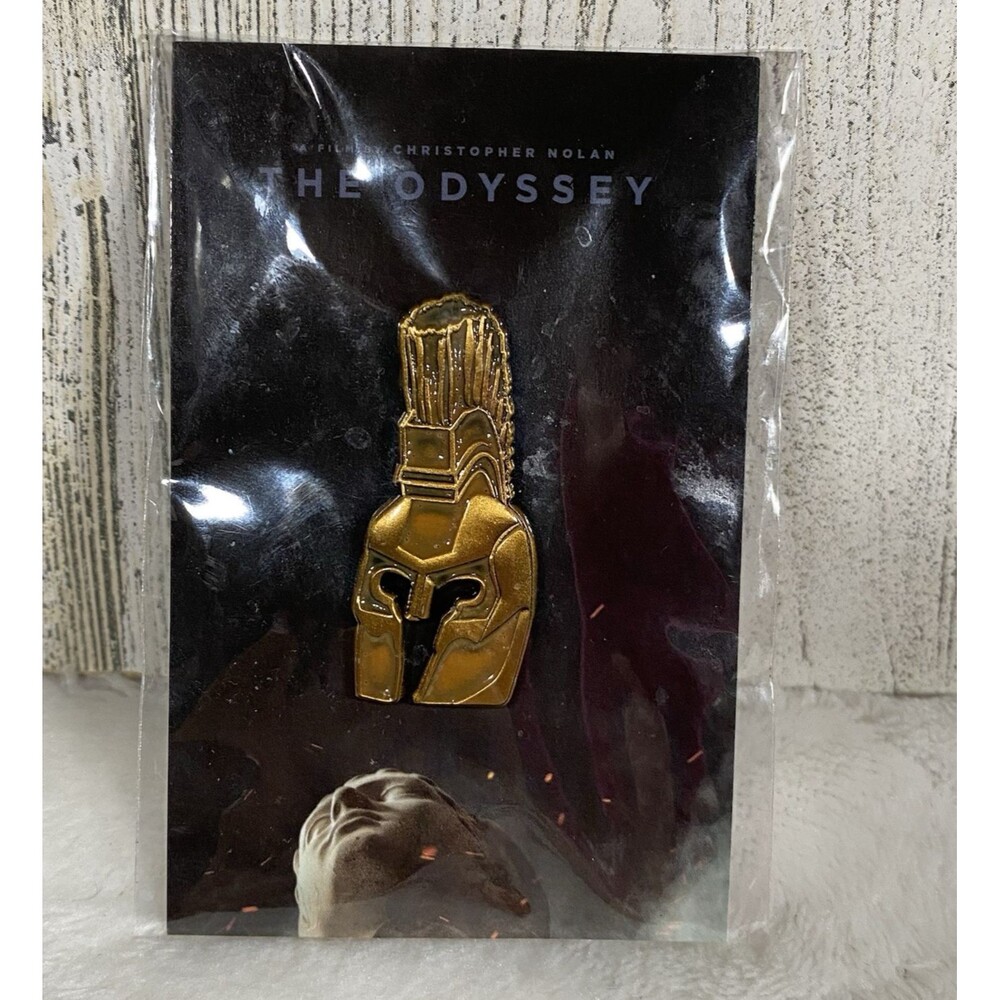 The Odyssey Christopher Nolan Gold Lapel Pin Universal Studio Exclusive Single